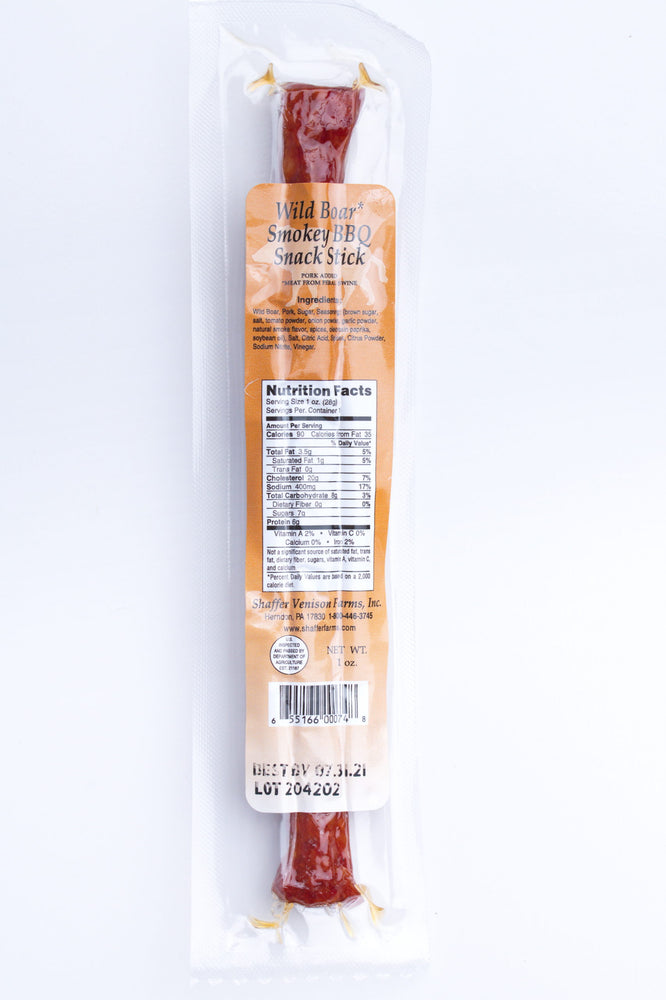 Individual Packaged WILD BOAR Snack Stick