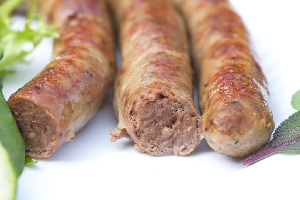 Fresh elk sausage