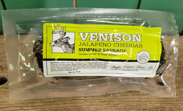 VENISON Jalapeno Cheddar Summer Sausage