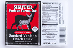 Hickory Smoked  Original Venison Snack Stick 12 oz Pack (12/pack)